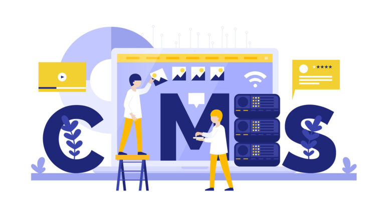 WordPress CMS System showcasing core B2B features—customizable themes, robust plugin ecosystem, secure user management, and scalable architecture for business growth